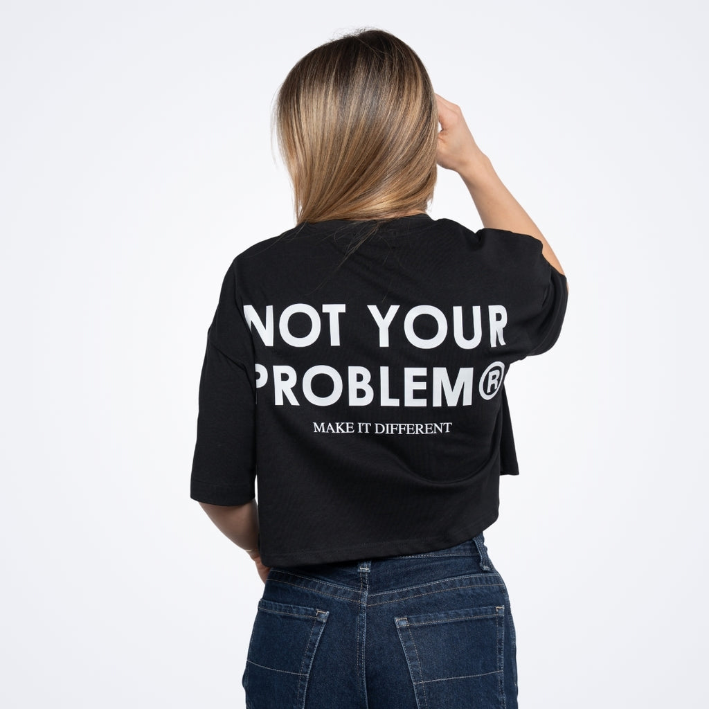 Signature Black Crop Top