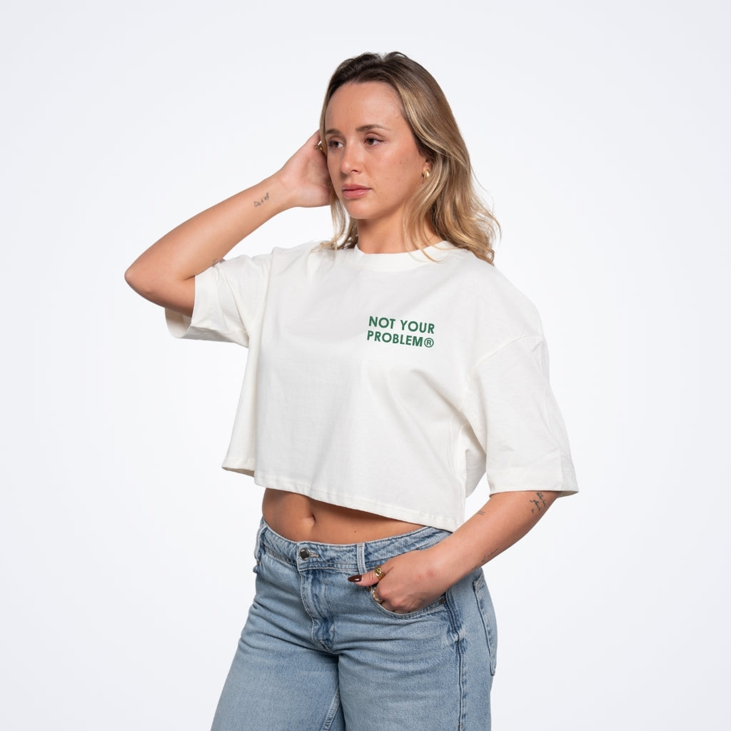 Signature Cream Crop Top