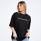 He's Just a Friend Black Tee