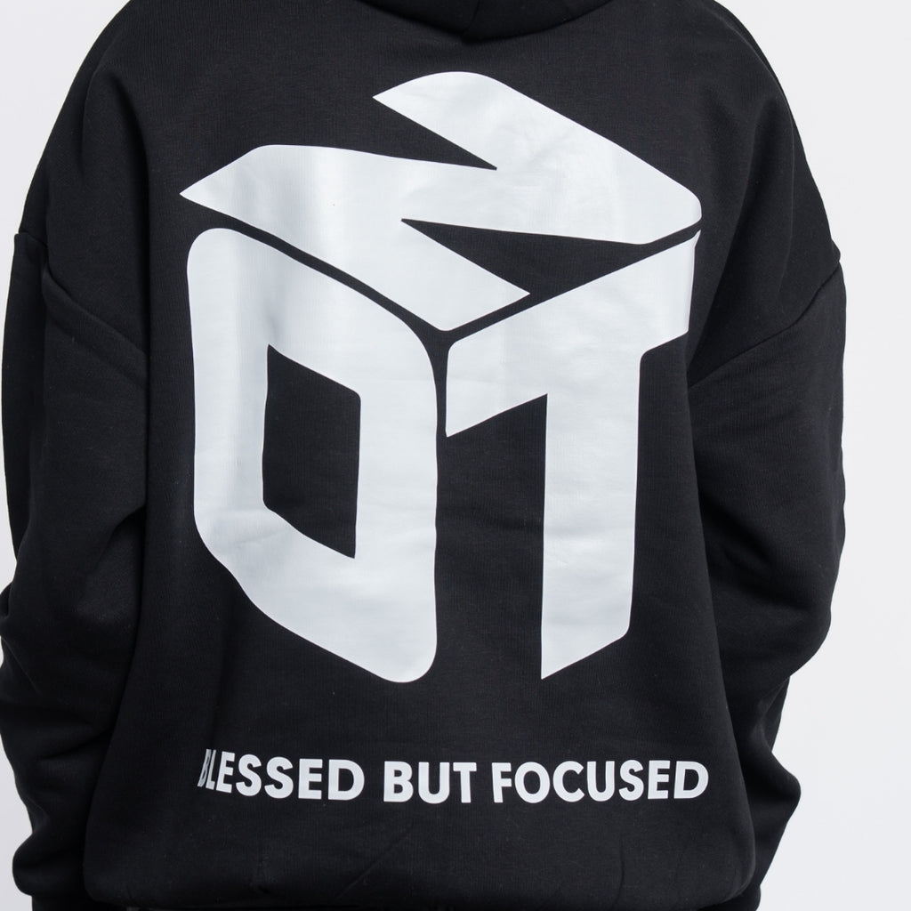 Blessed Black Oversized Hoodie
