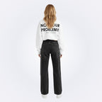 Signature White Oversized Sweatshirt