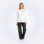 Signature White Oversized Sweatshirt
