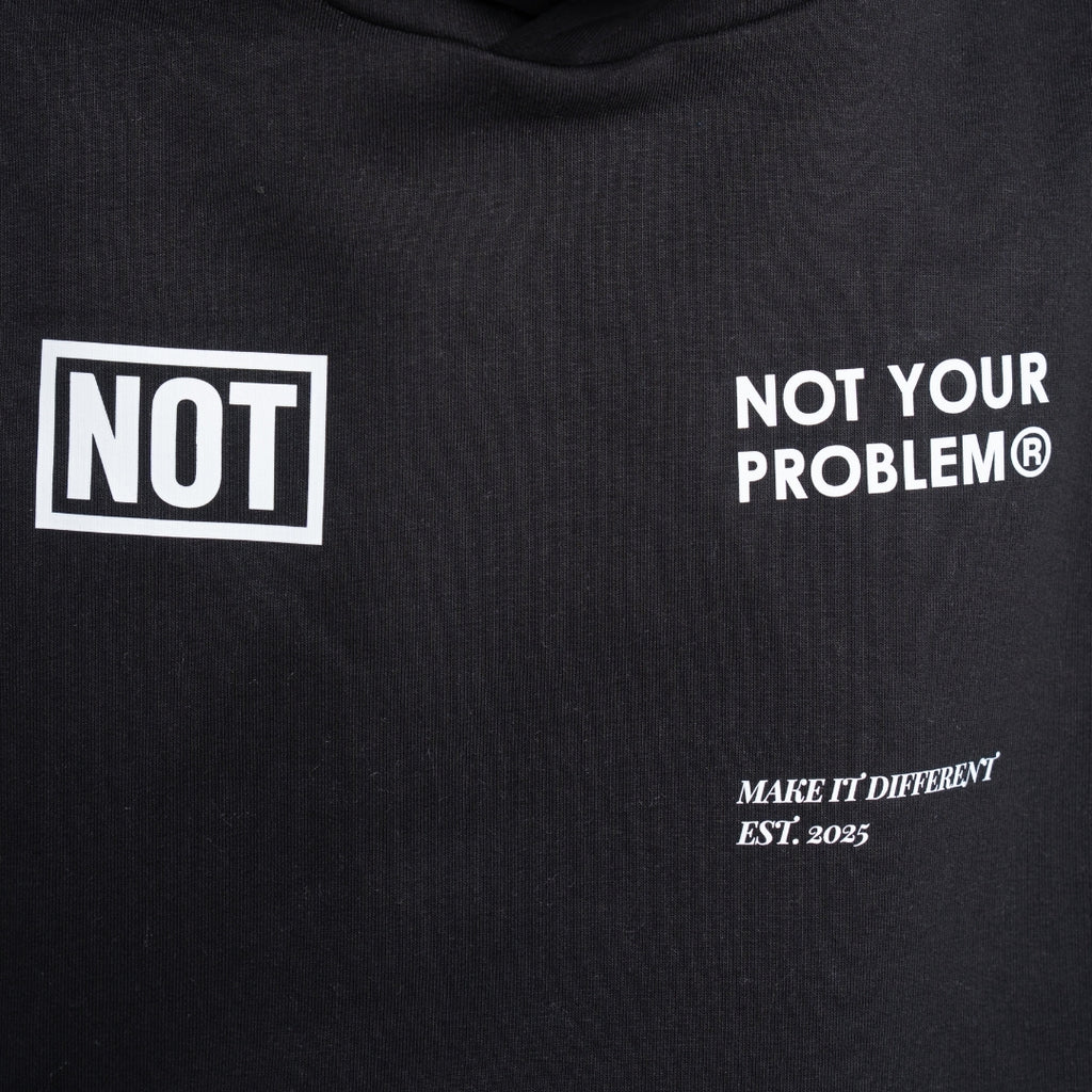 Blessed Black Oversized Hoodie