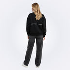 Whatever Black Oversized Sweatshirt