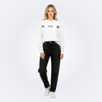 Whatever White Oversized Sweatshirt