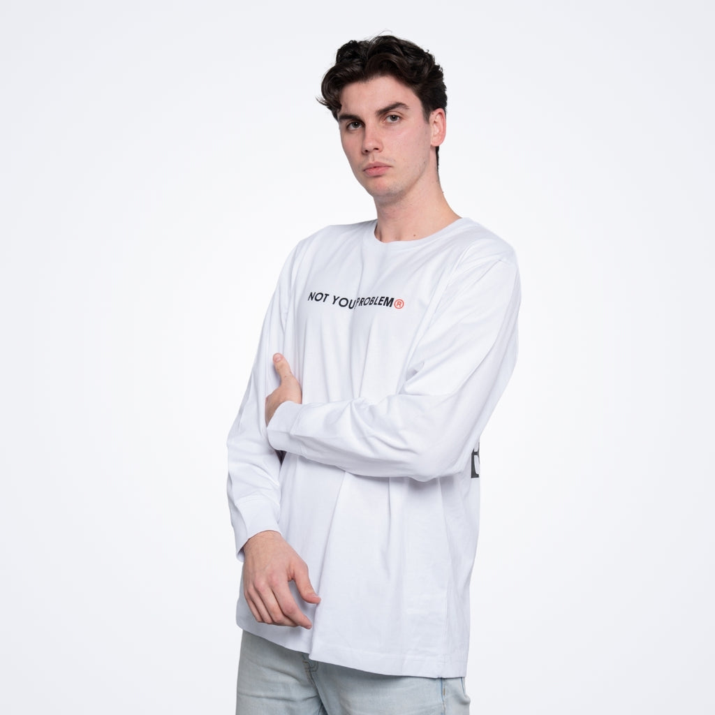 She's Just a Friend White Longsleeve