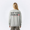 Signature Gray Oversized Sweatshirt