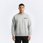 Signature Gray Oversized Sweatshirt