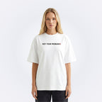 He's Just a Friend White Tee