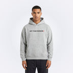 Signature Gray Oversized Hoodie