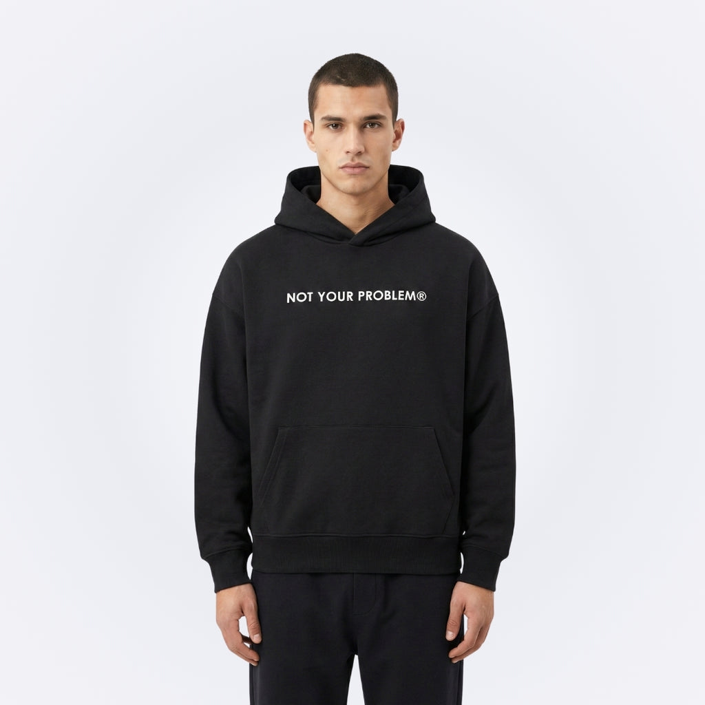 Signature Black Oversized Hoodie