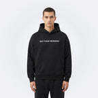 Signature Black Oversized Hoodie