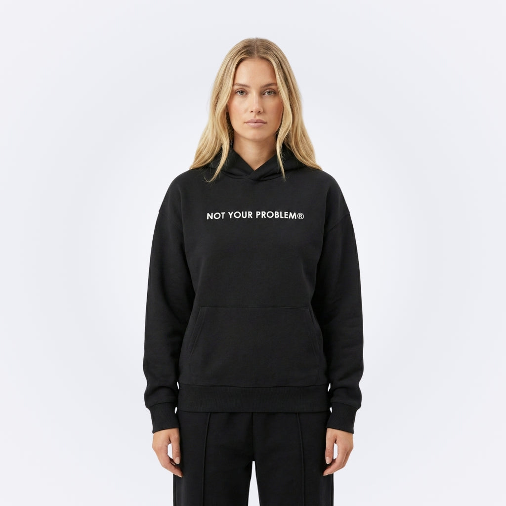 Signature Black Oversized Hoodie