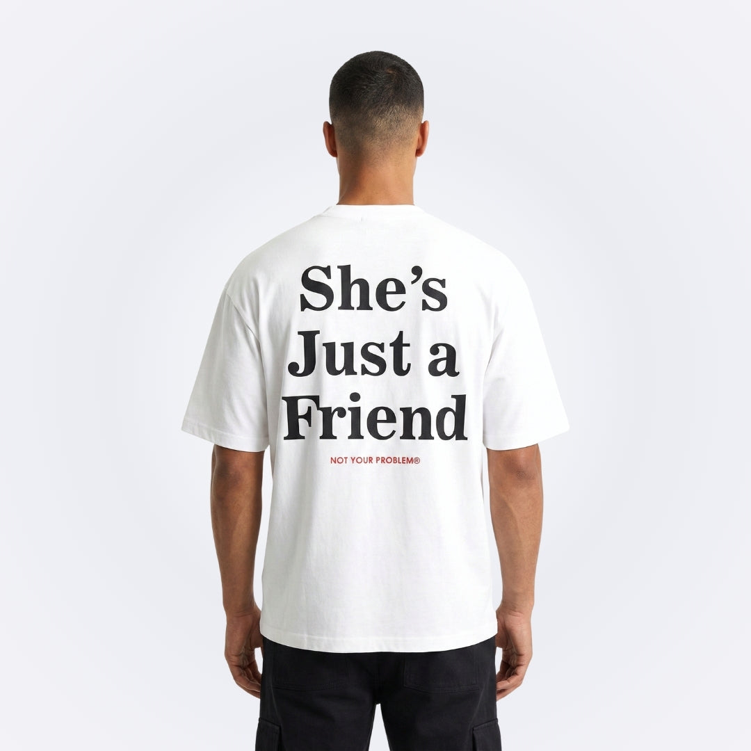 She's Just a Friend White Tee