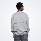 Whatever Gray Oversized Sweatshirt