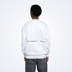 Whatever White Oversized Sweatshirt