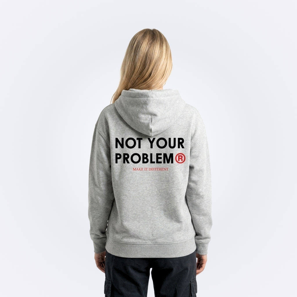 Signature Gray Oversized Hoodie