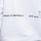 Whatever White Oversized Sweatshirt