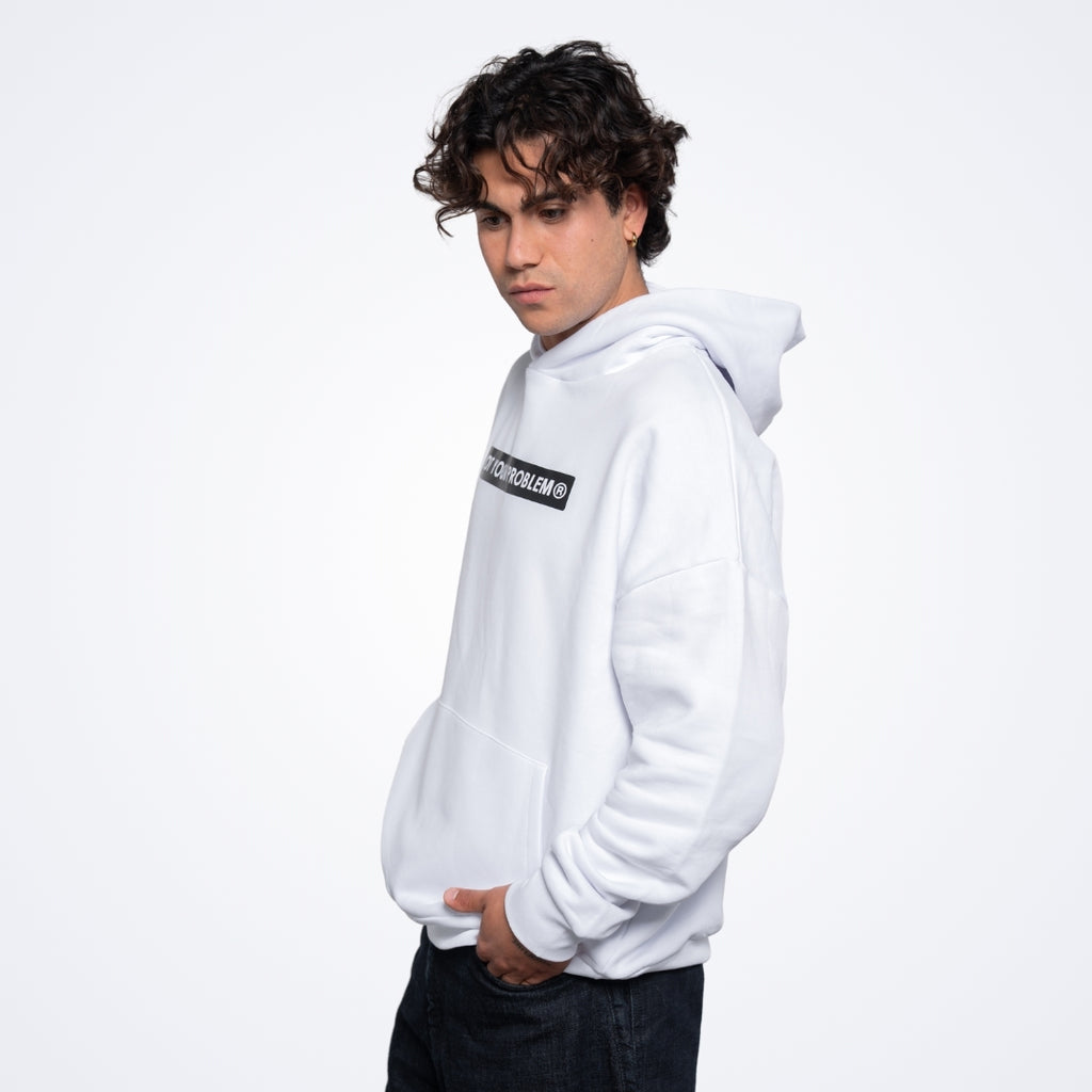 NOT White Oversized Hoodie