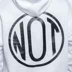 NOT White Oversized Hoodie