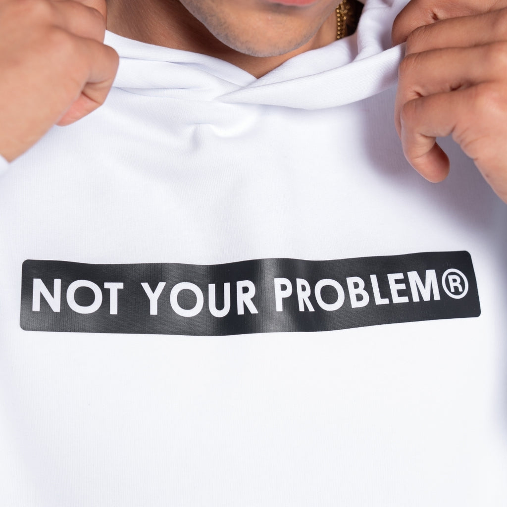 NOT White Oversized Hoodie