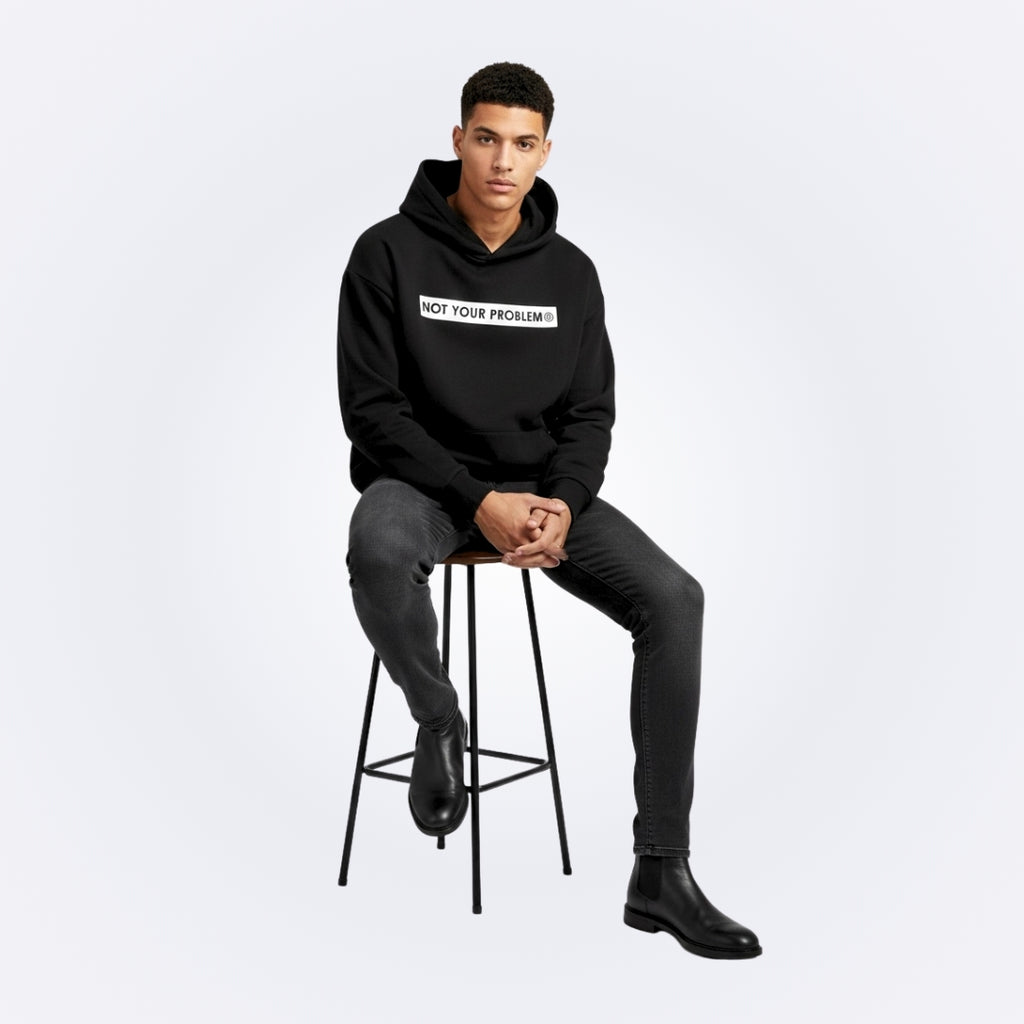 NOT Black Oversized Hoodie