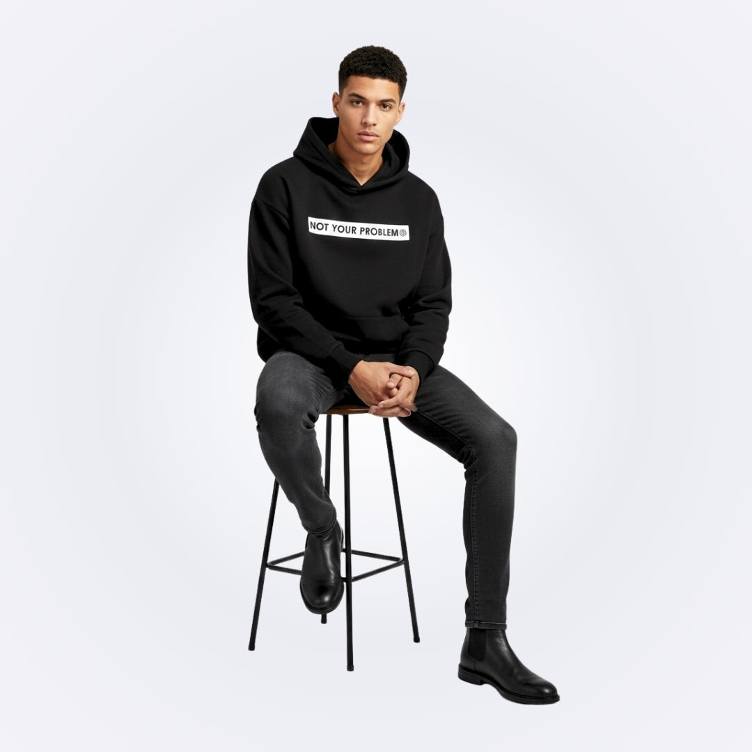 NOT Black Oversized Hoodie
