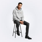 Signature Gray Oversized Hoodie