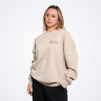 Signature Brown Oversized Sweatshirt