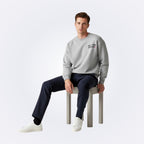 Signature Gray Oversized Sweatshirt