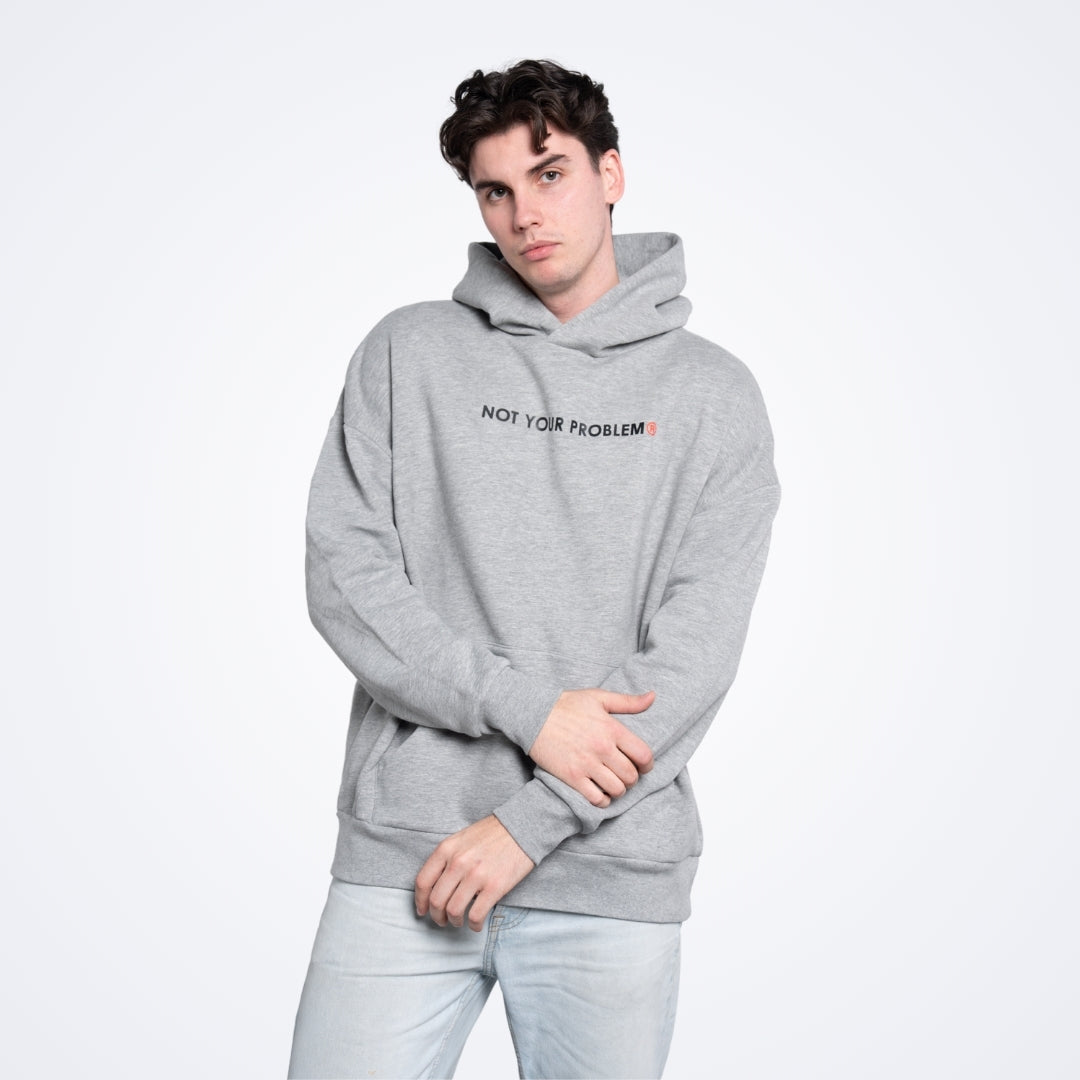 Signature Gray Oversized Hoodie