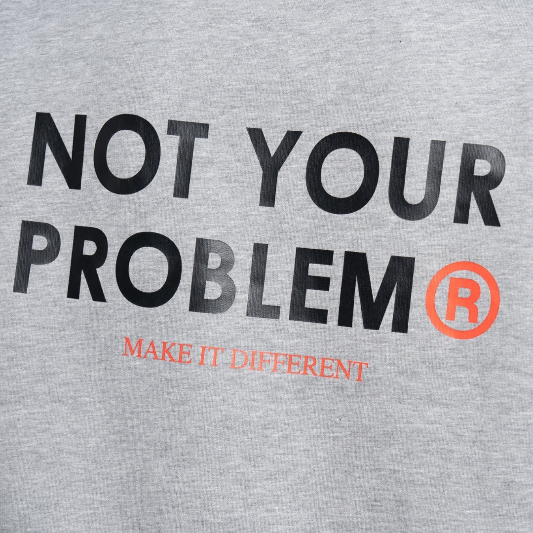 Signature Gray Oversized Hoodie