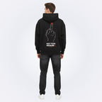 Nail Appointment Black Oversized Hoodie