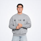 Whatever Gray Oversized Sweatshirt