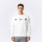 Whatever White Oversized Sweatshirt