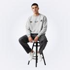 Whatever Gray Oversized Sweatshirt