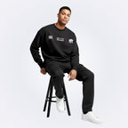 Whatever Black Oversized Sweatshirt