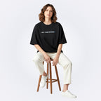 He's Just a Friend Black Tee