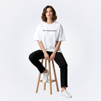 He's Just a Friend White Tee