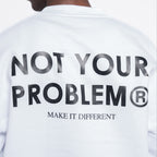 Signature White Oversized Sweatshirt