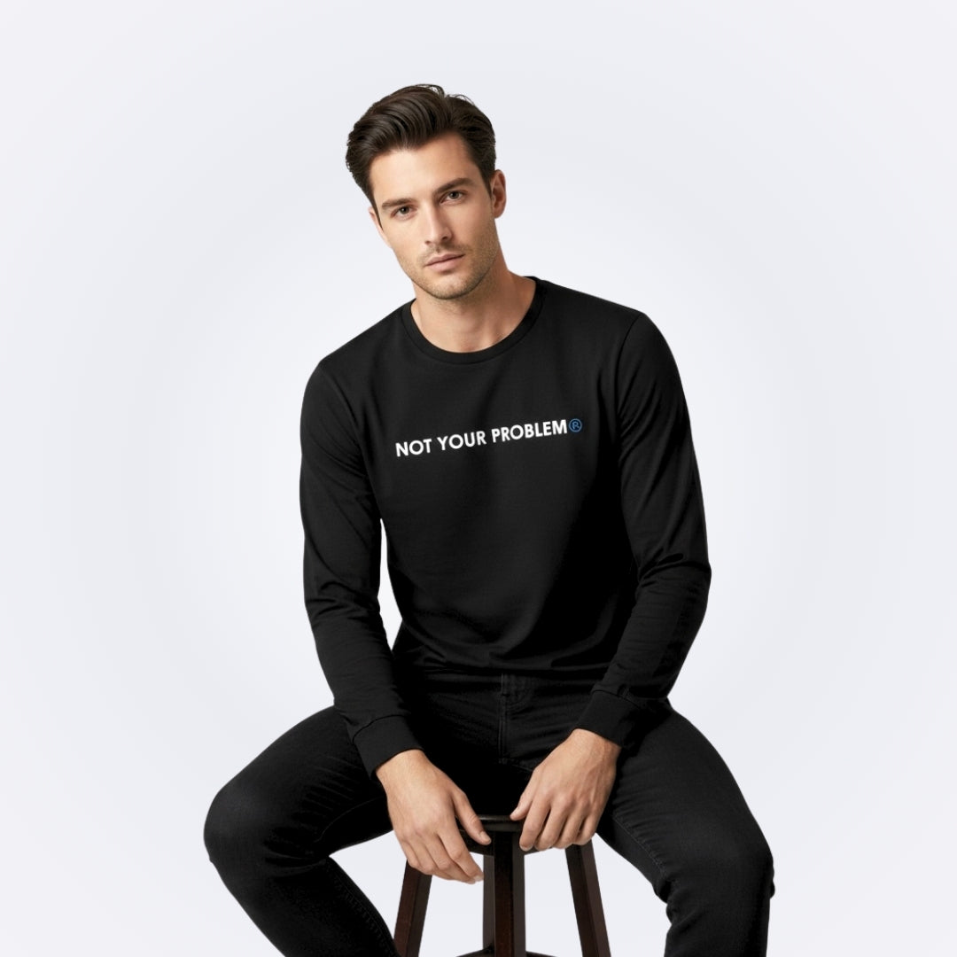 She's Just a Friend Black Longsleeve