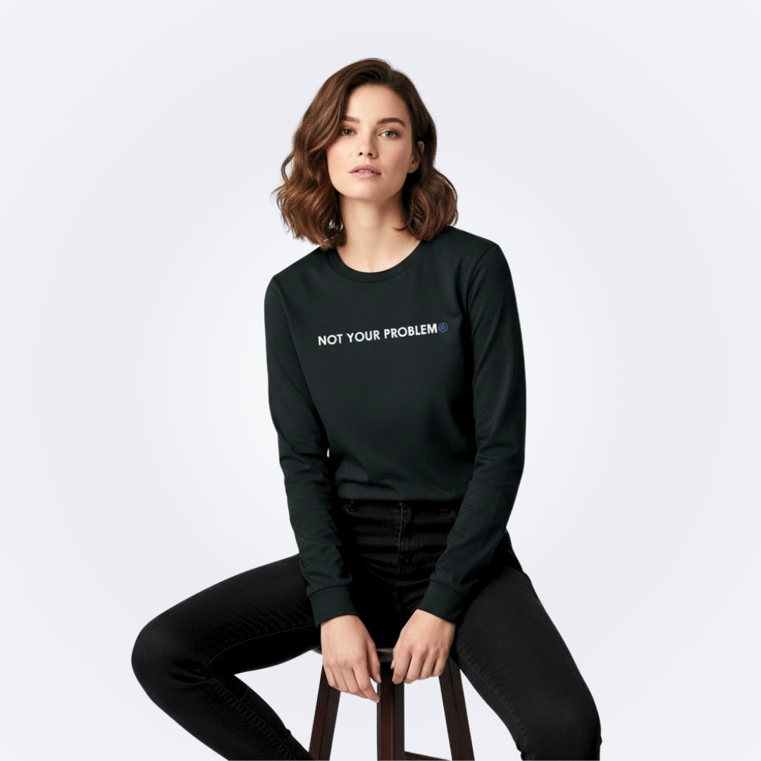 He's Just a Friend Black Longsleeve