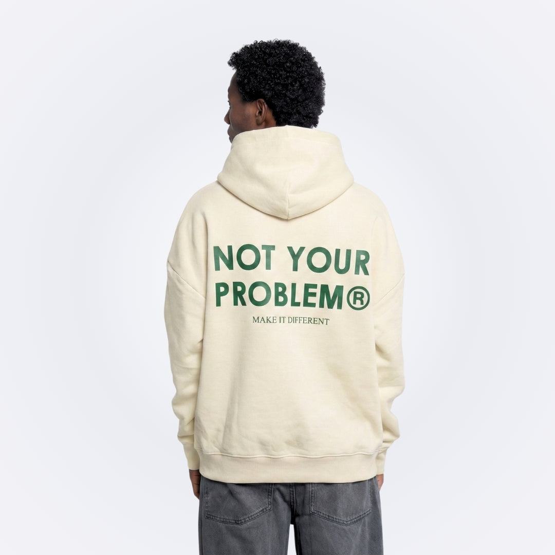 Signature Cream Oversized Hoodie