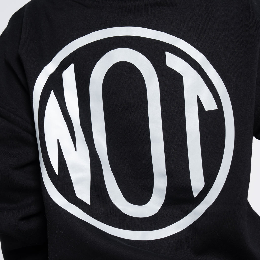 NOT Black Oversized Hoodie