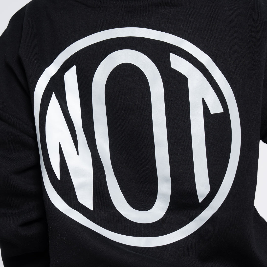 NOT Black Oversized Hoodie