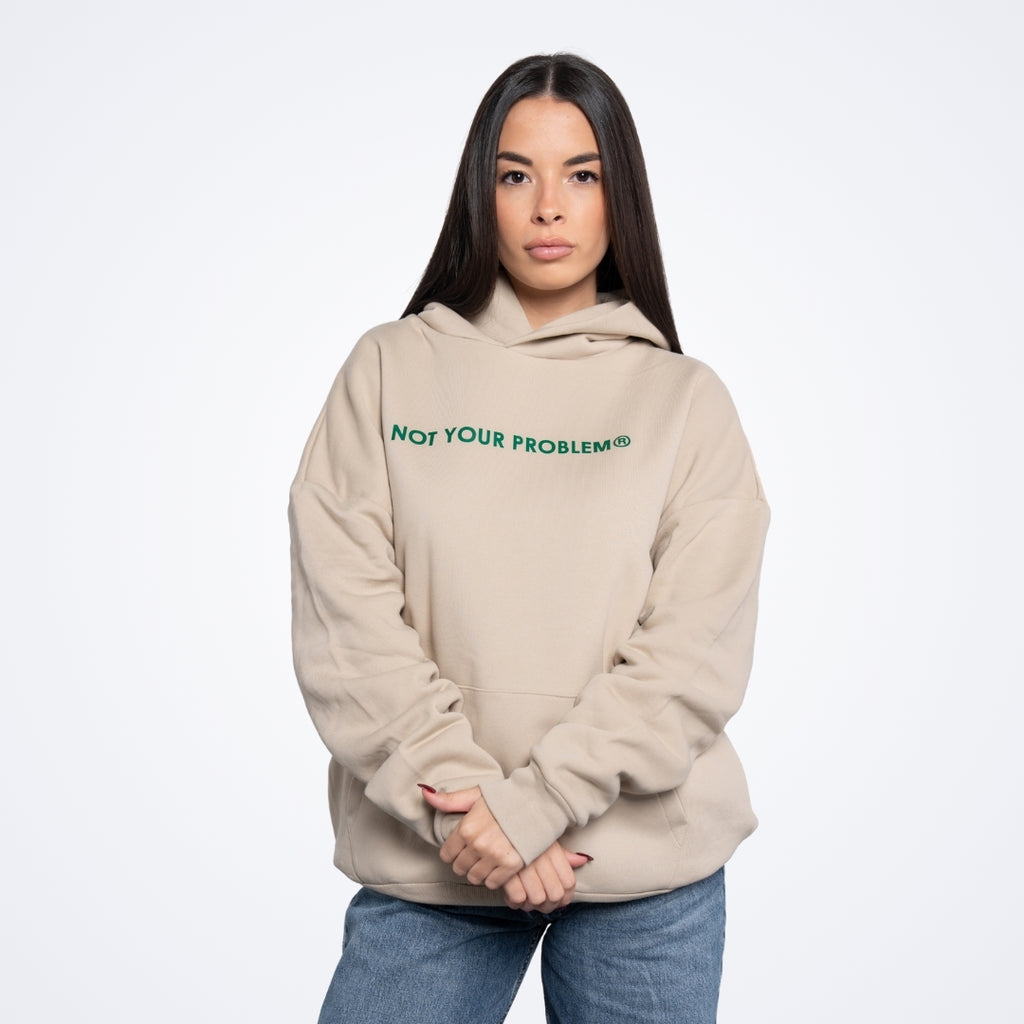 Signature Cream Oversized Hoodie