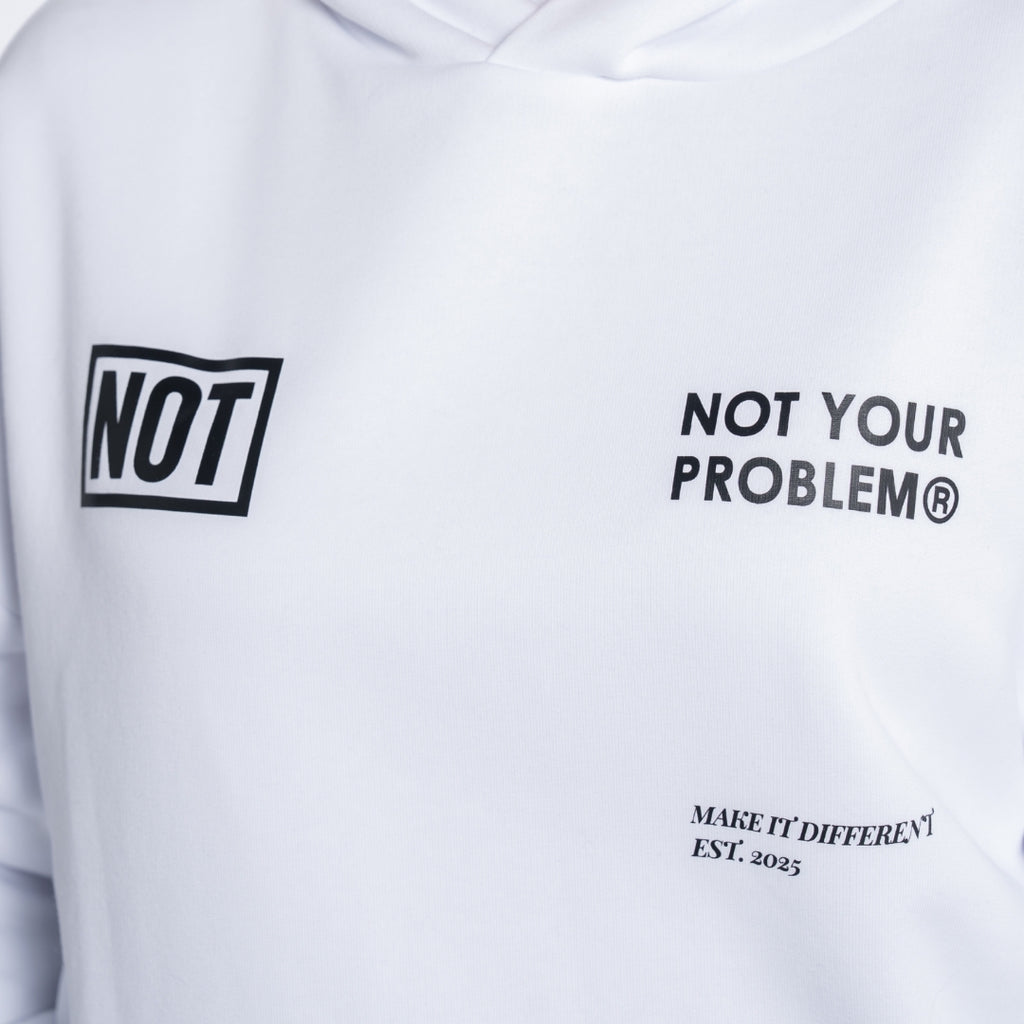 Blessed White Oversized Hoodie