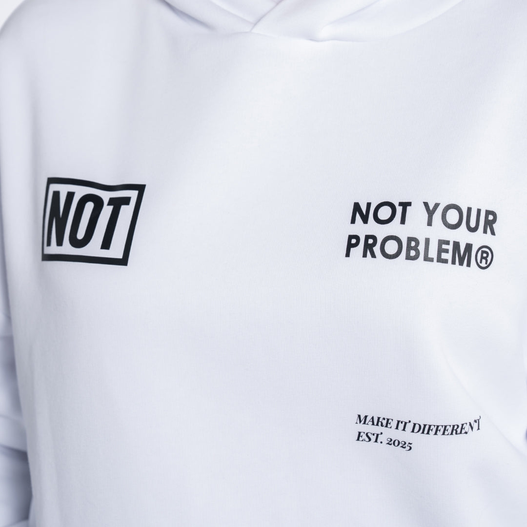 Blessed White Oversized Hoodie