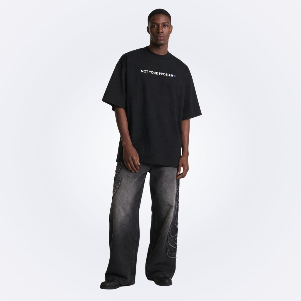 She's Just a Friend Black Tee