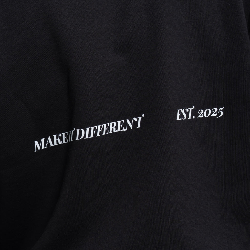 Whatever Black Oversized Sweatshirt